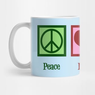 Peace Love Buddhism Mug